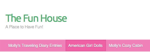The Fun House – an American Girl Doll Blog